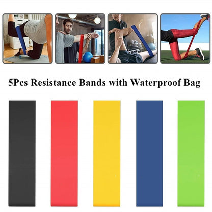 Portable Pilates Bar Kit With Resistance Band Exercise Stick